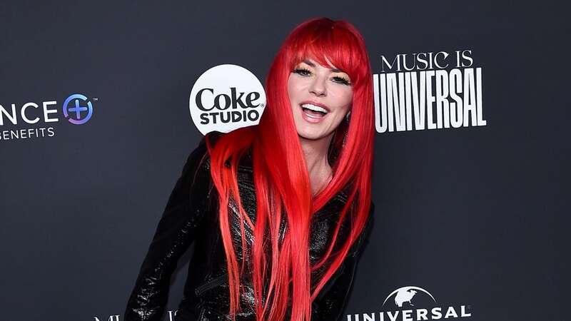 Shania Twain wears daring red wig as she leads stars at Grammys afterparty