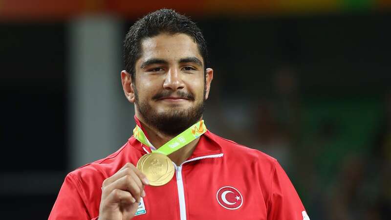 Turkish freestyle wrestler Taha Akgul has made a desperate plea for "urgent help" following a major earthquake (Image: Clive Brunskill/Getty Images)