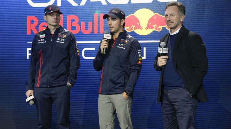 Christian Horner has been singing the praises of Red Bull drivers Max Verstappen and Sergio Perez (Image: Seth Wenig/AP/REX/Shutterstock)