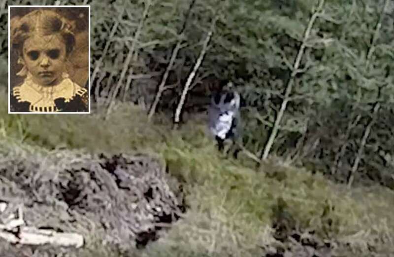 Ghost of 'black eyed girl' stalking Brit walkers 'spotted by drone'