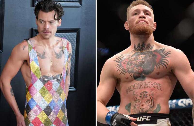 Conor McGregor trolls One Direction's Harry Styles over bizarre Grammys outfit