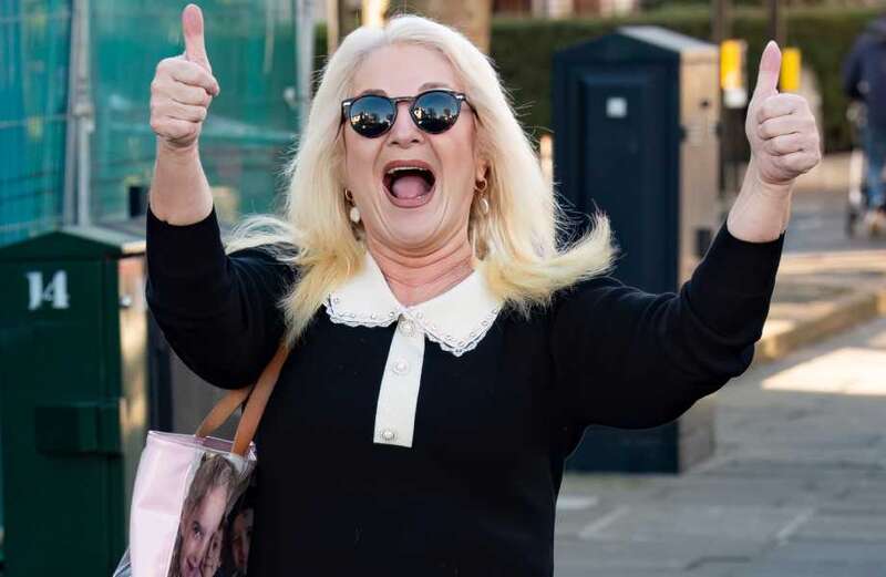 Brave Vanessa Feltz is seen in public for the first time since shock split