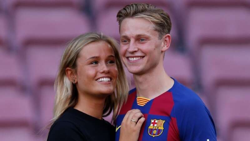 Frenkie de Jong and Mikky Kiemeney have dated since 2014 (Image: YOAN VALAT/EPA-EFE/REX)