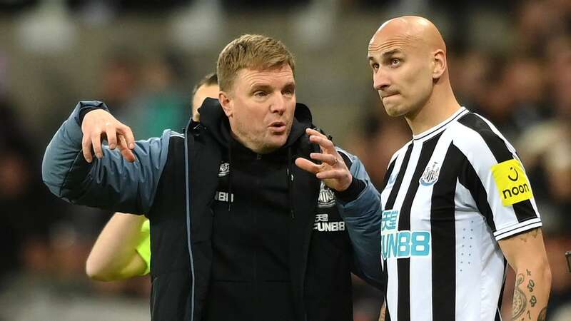 Jonjo Shelvey waved his goodbyes to Newcastle in January (Image: PAUL ELLIS/AFP via Getty Images)