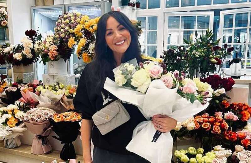 Martine McCutcheon looks slimmer than ever as she shows off her legs