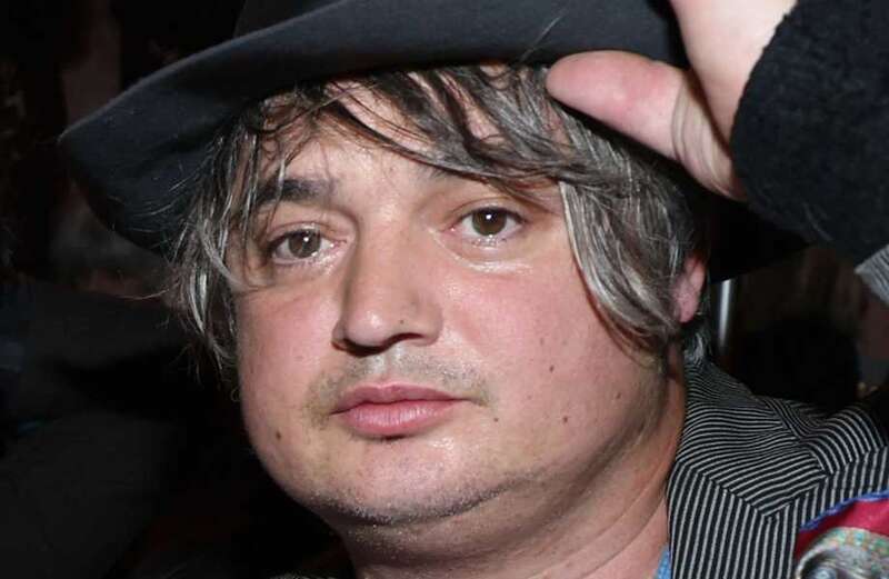 Pete Doherty looks very different from his Noughties heyday at fashion show