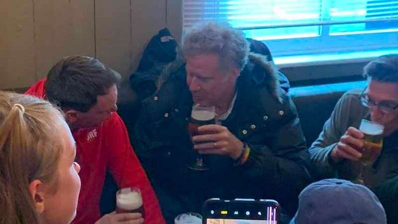 Will Ferrell enjoyed a pre-match pint before Wrexham