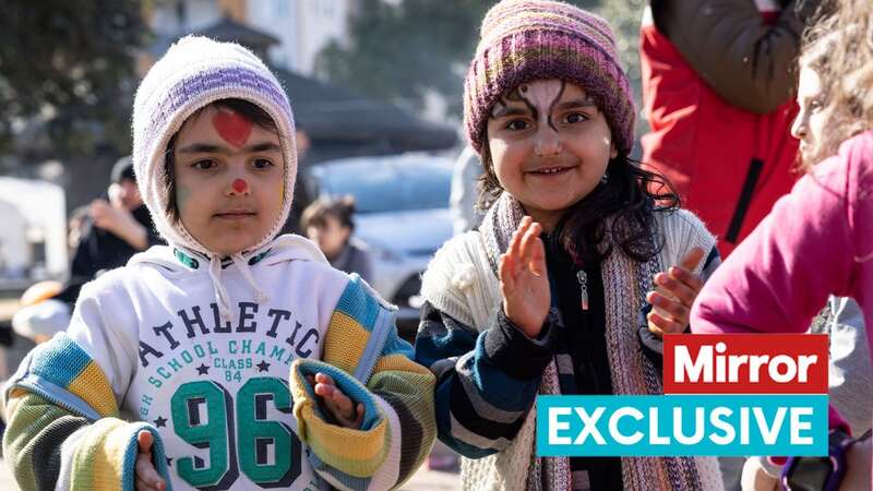 Children are helped to cope with the horrors of the earthquake at Cumhuriyet Park in Adana (Image: Humphrey Nemar/sunday express)