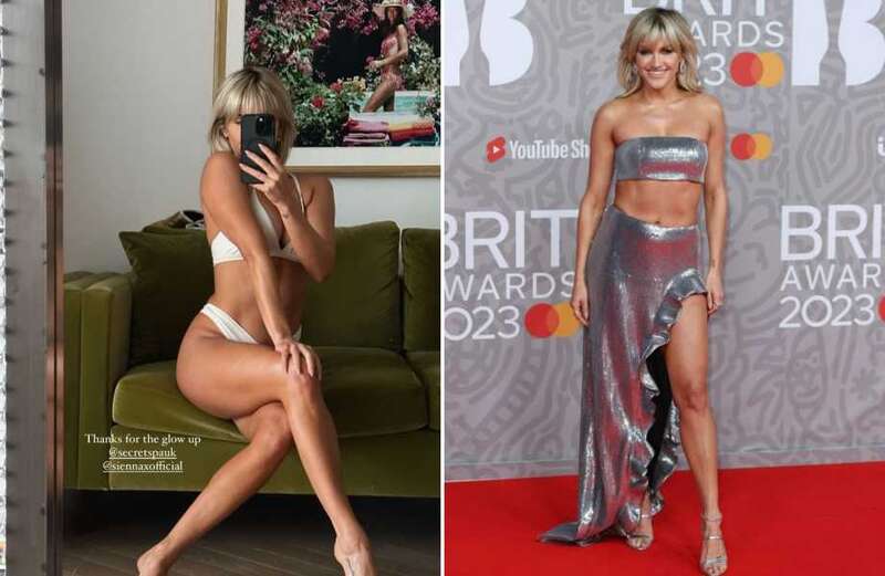 Ashley Roberts shows off her killer figure as she poses in sexy underwear