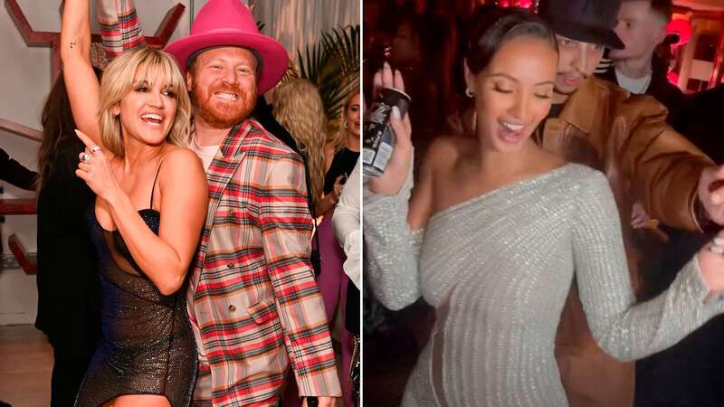 Maya Jama twerks as Ashley Roberts dons daring dress at wild BRITs afterparties