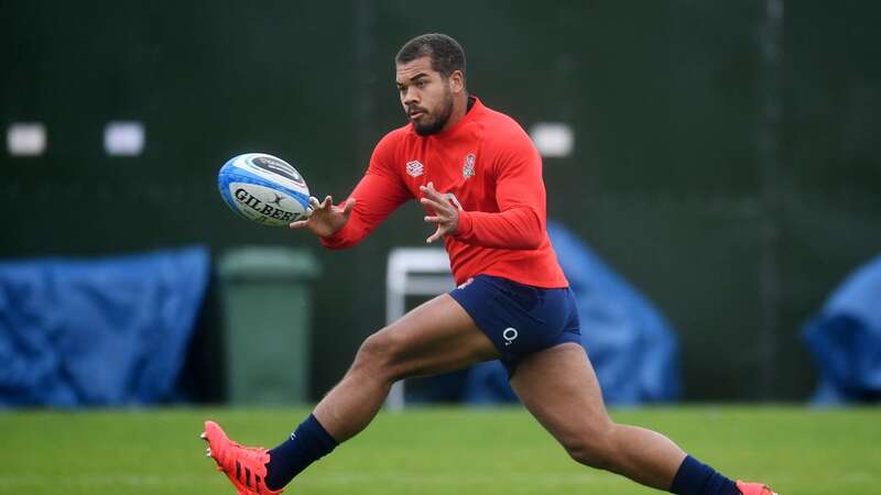 Lawrence trains with England prior to his debut in 2020 (Image: Getty Images)