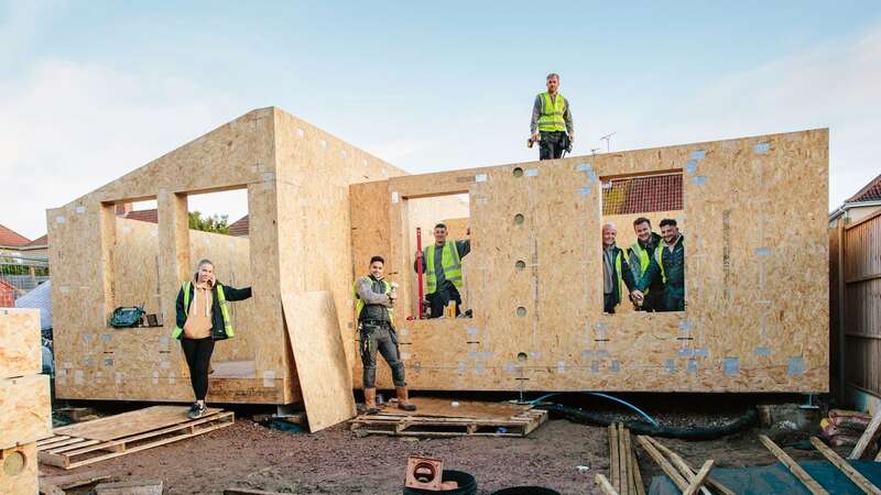 The microhouse tucked away in the back garden of another property (Image: Freddie Lichtenstein)