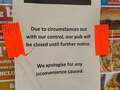 Wetherspoon announces sudden closure with cryptic note pinned to door