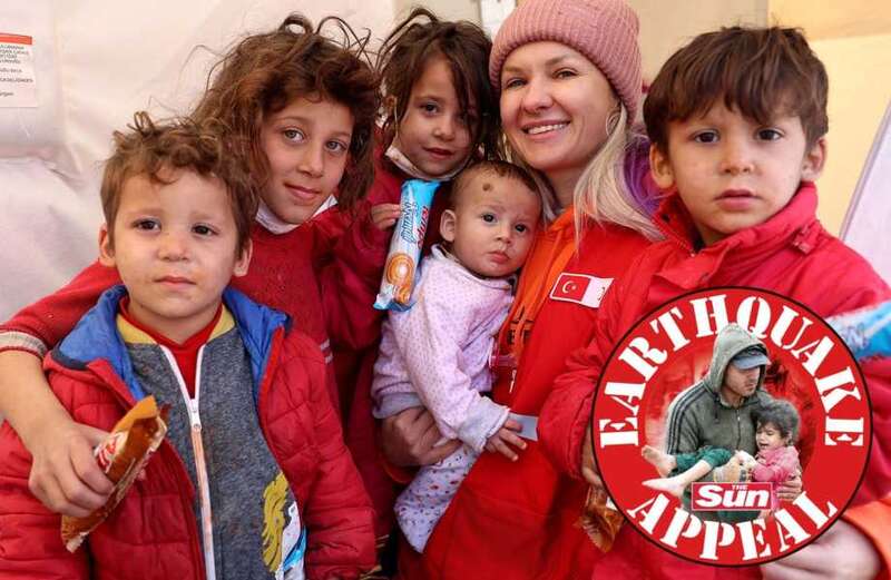 Siblings who fled quake enjoy treats as our appeal helps feed 60,000 people