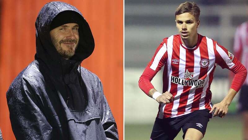 Romeo Beckham has already been making an impact with Brentford B (Image: Crystal Pix / SplashNews.com)