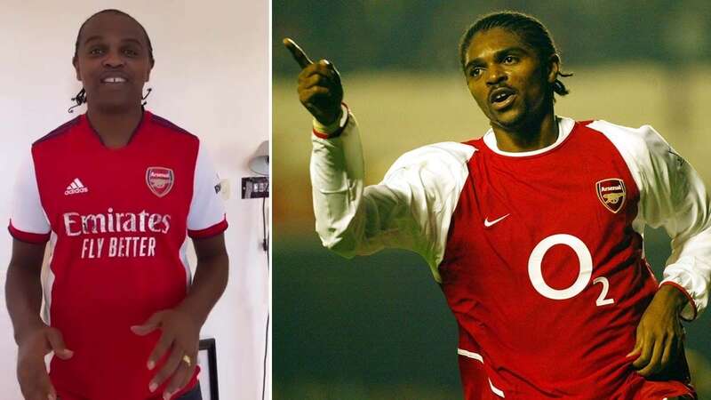 Kanu was an icon at Arsenal, winning two Premier League titles (Image: Daily Mirror)