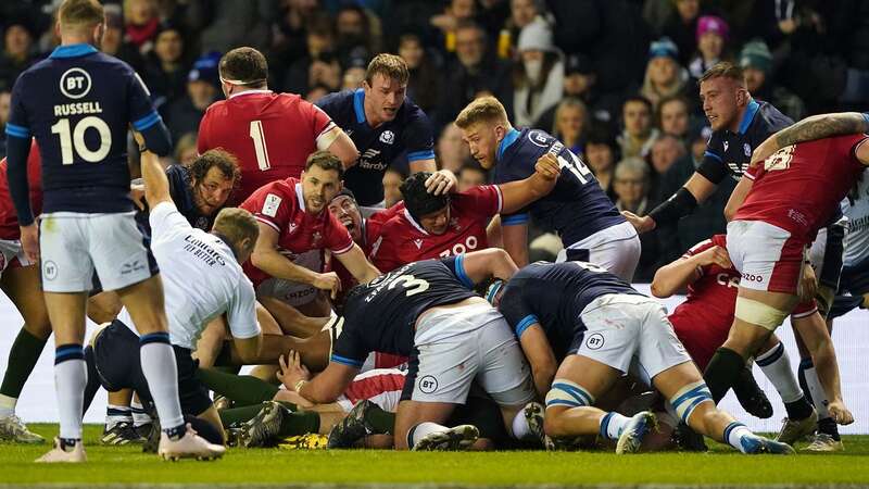 Ken Owens scores for Wales in last weekend