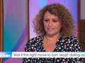 Loose Women's Nadia Sawalha struggles in lavish Valentine's Day lingerie