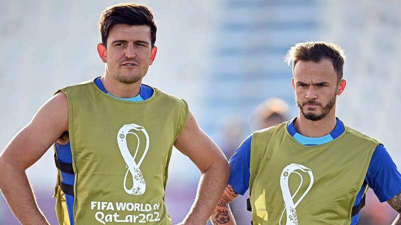 Harry Maguire "stitched up" James Maddison during the World Cup (Image: PAUL ELLIS/AFP via Getty Images)