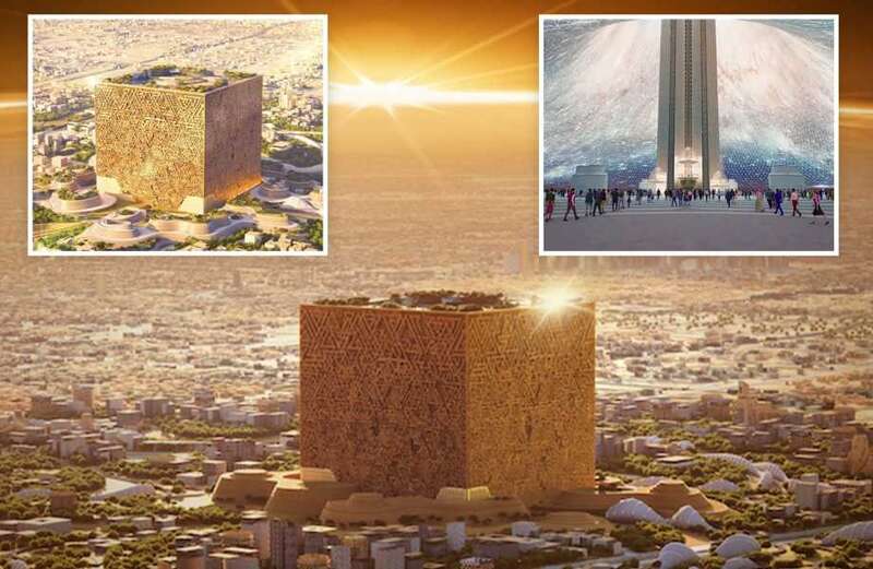 Futuristic plan for Saudi desert metropolis with towering ‘virtual reality’ cube