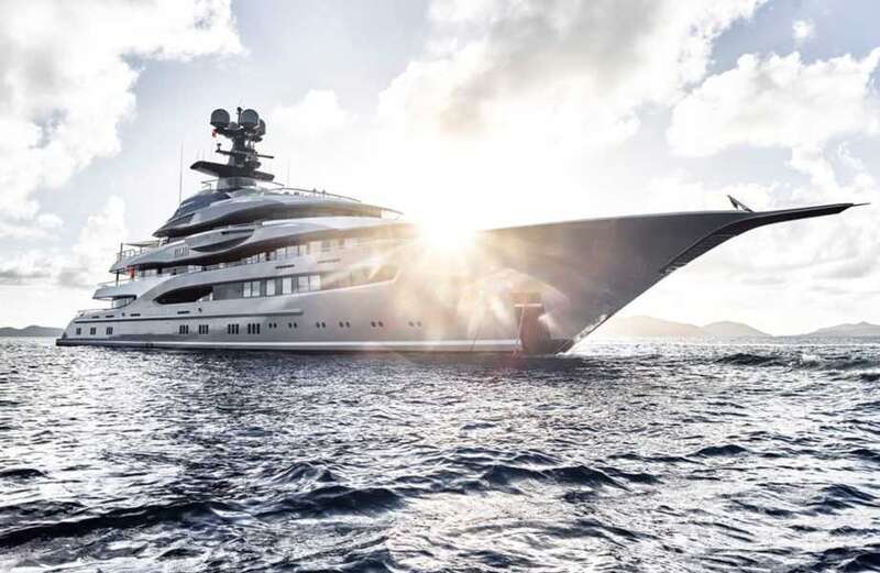 The 300ft superyacht for A-listers and billionaires with a helipad and spa