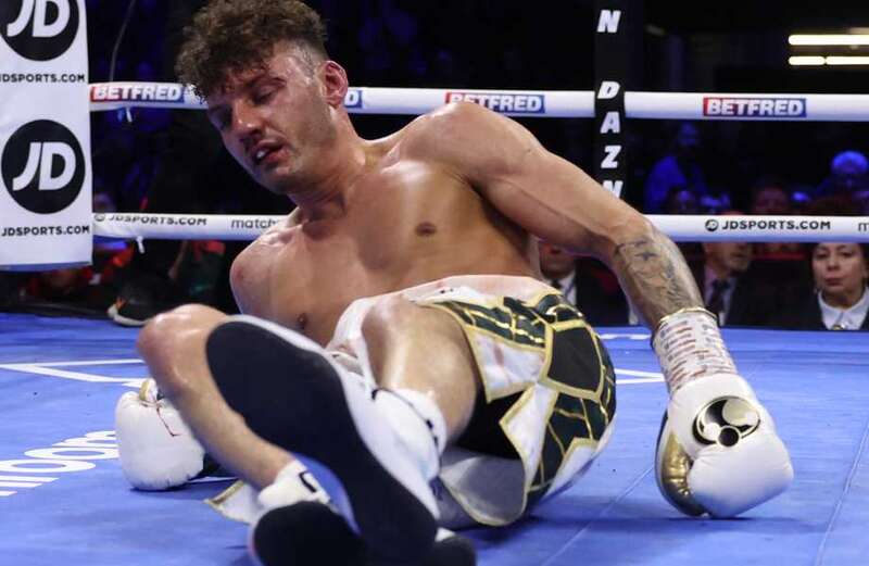 Wood's dream clash vs Warrington in tatters after he's brutally KO'd by Lara