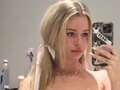 Lottie Moss goes topless for racy mirror snap