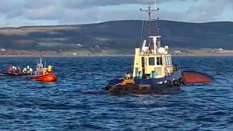 Fears for missing crew as search ends after tugboat pulling cruise ship sank