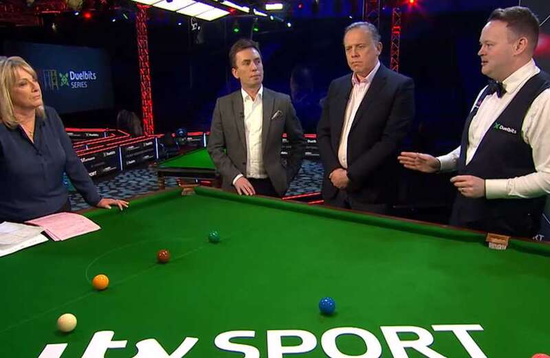 Snooker star Murphy apologises to ITV's Jill Douglas with wine bottle and card