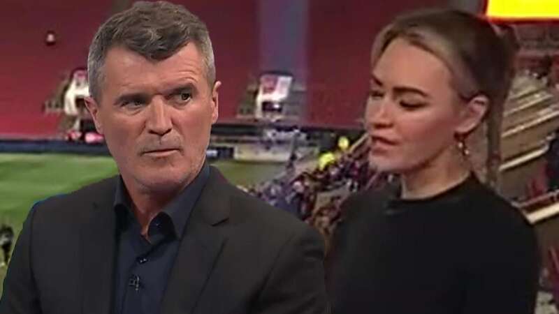 Laura Woods left speechless with Roy Keane