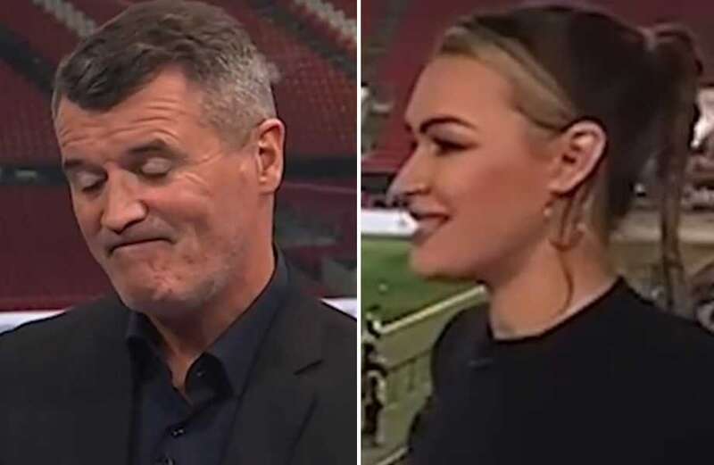 Man Utd legend Roy Keane surprises Laura Woods live on ITV with comment