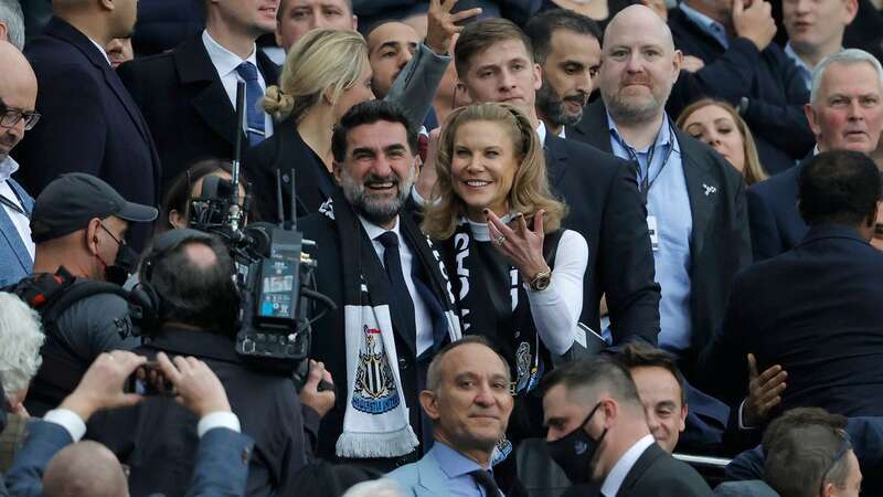 Newcastle chairman Yasir al-Rumayyan and director Amanda Staveley at St James