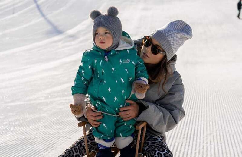 Inside Louise Thompson’s stunning ski holiday in Switzerland after hospital stay