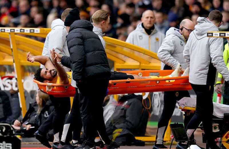 Ex-Chelsea ace Costa carried off with serious-looking injury for Wolves vs Spurs