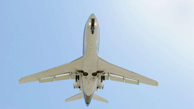 Three passengers and two crew members were on board the Bombardier Challenger 300 (Image: Universal Images Group via Getty Images)