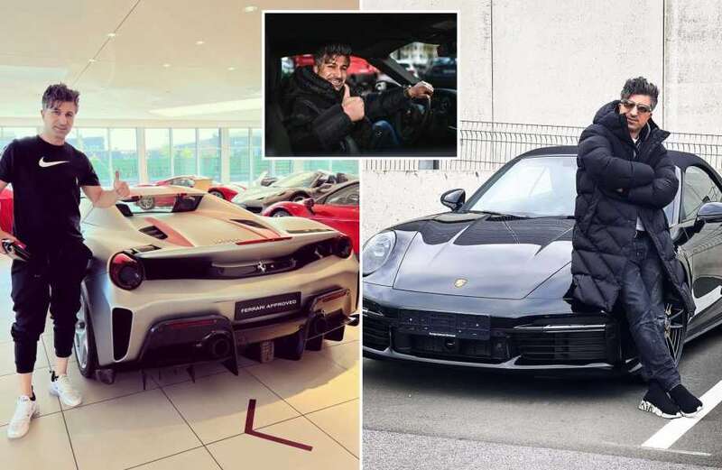 Inside £8m lotto winner's car collection as he's blown half in 5 MONTHS