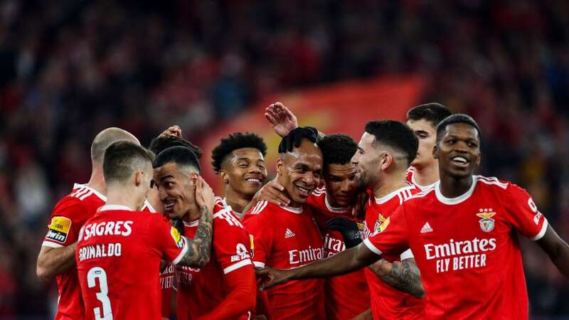 Benfica are in the driving seat with a two-goal lead on aggregate against Club Brugge in the Champions League round of 16. (Image: AFP via Getty Images)