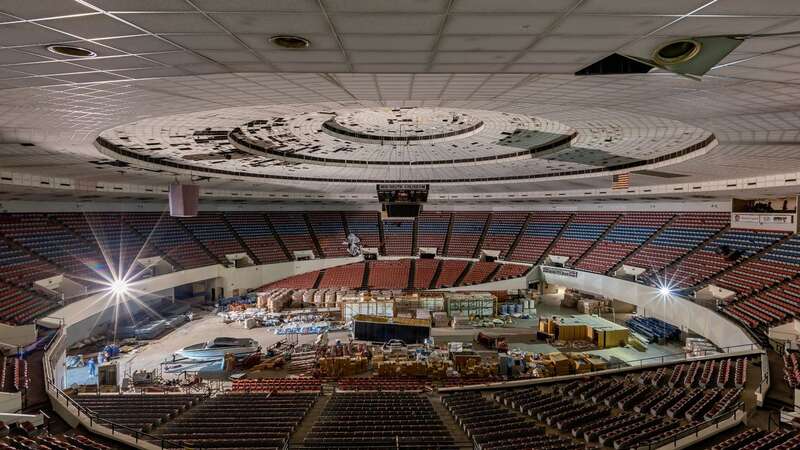 Where the stage of the coliseum once was that was graced by Elvis, the Beatles and Prince (Image: mediadrumimages/LelandKent)