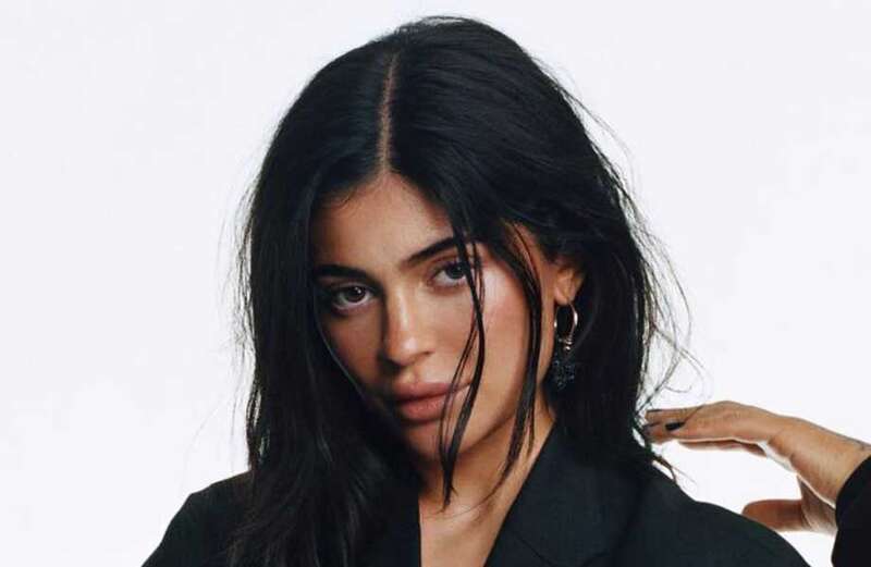 Kylie Jenner goes totally topless in just an unbuttoned black blazer