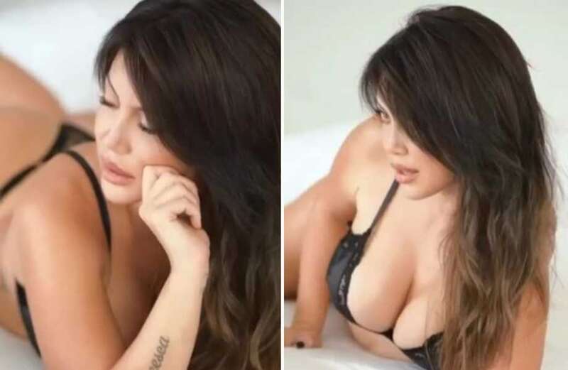 Wanda Nara flaunts her boobs and bum wearing lingerie in 'intimate' video