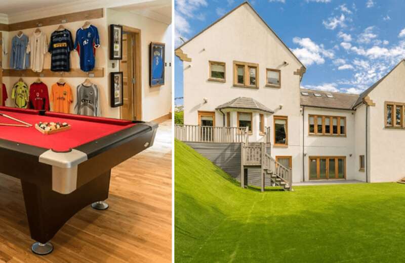 Inside Rangers hero's £1.3m mansion with cinema, gym, spa and grand piano