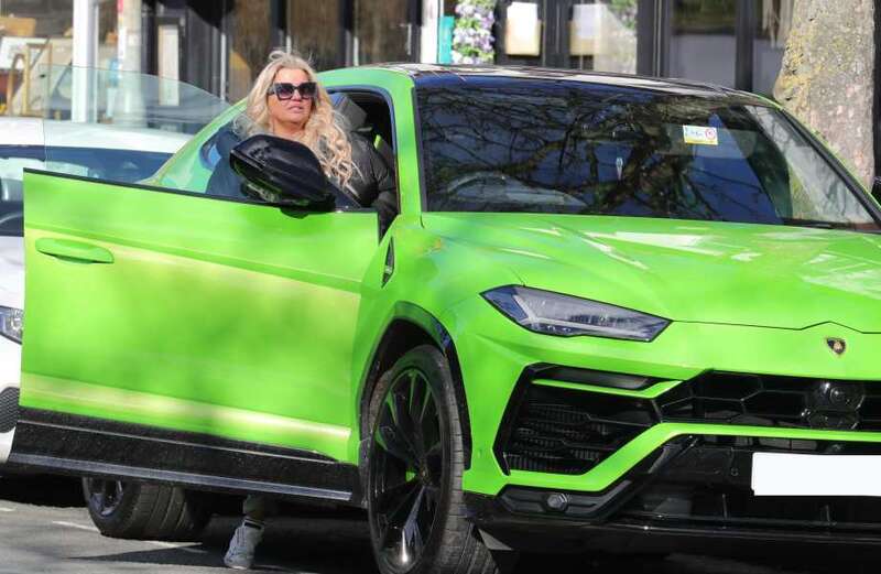 Kerry Katona risks £1k fine as she breaks the law in £200k Lamborghini