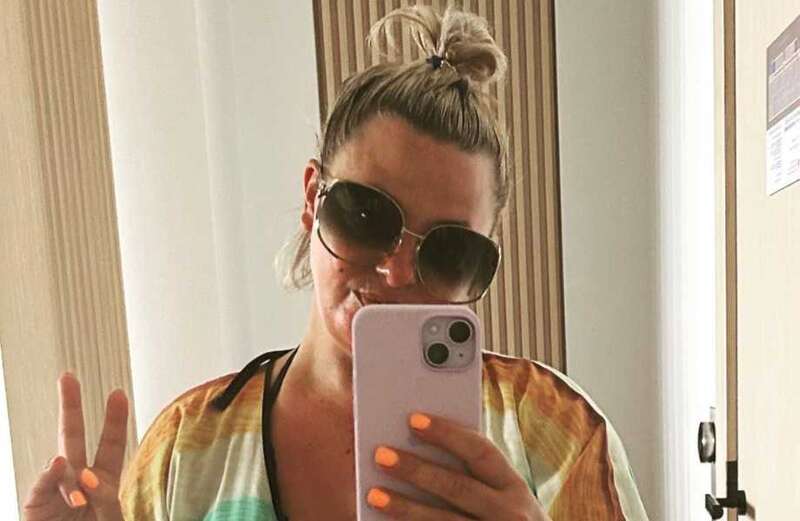 Lisa Armstrong wows on holiday amid bitter custody battle with ex Ant McPartlin