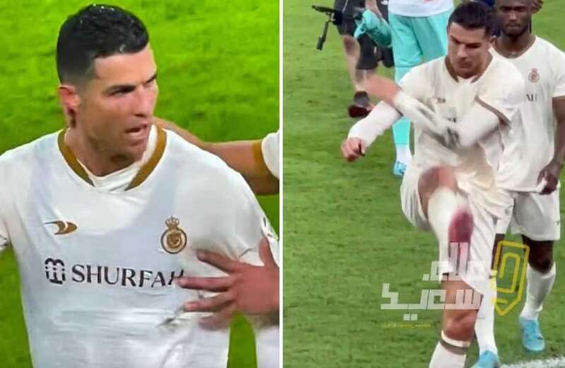 Fuming Ronaldo throws strop and kick bottles after Messi taunts in first loss