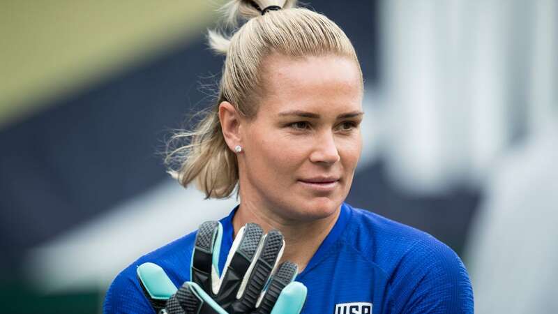 Ashlyn Harris of the USA poses with the Women