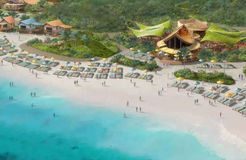 Disney's new private island opening next year with adult-only beaches & cabanas