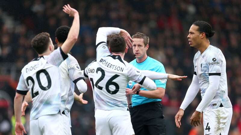 Liverpool successfully appealed for a penalty vs Bournemouth (Image: Charlie Crowhurst/Getty Images)