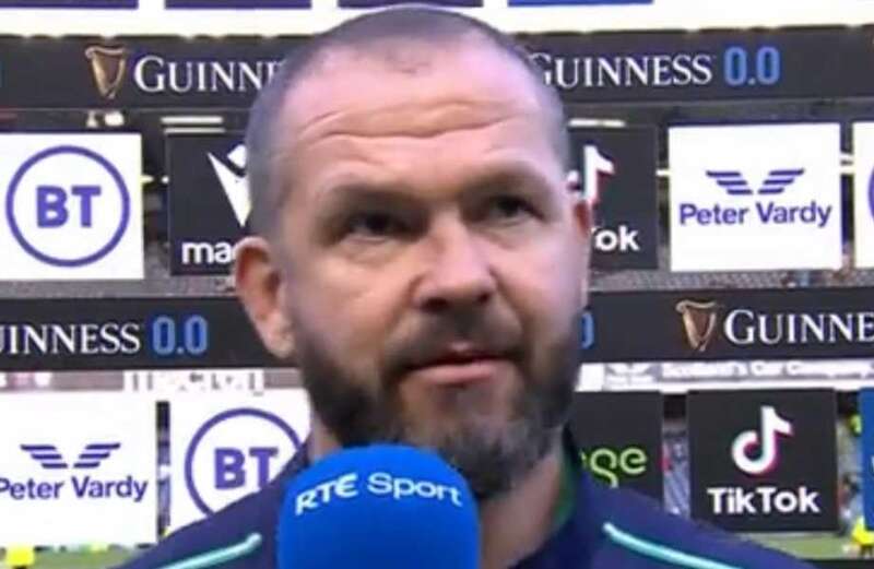 Andy Farrell provides health update on Ireland star after sickening collision