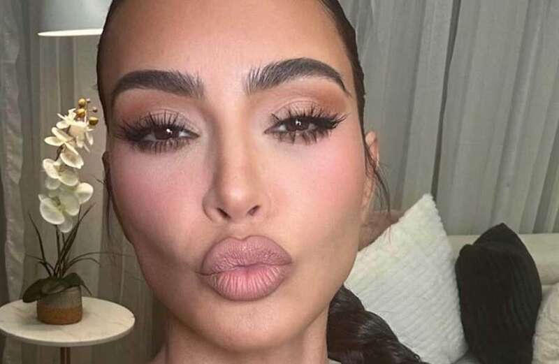 Fans share theory Kim is 'self-conscious' about her famous facial feature