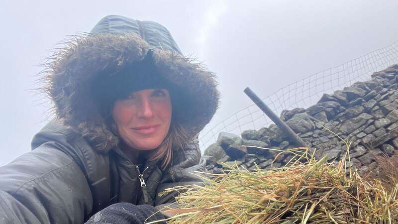 Amanda Owen shared footage of flooding on the farm earlier this week (Image: AmandaOwen8/Twitter)